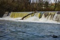 Tinker Creek Dam at Flood Stage - 4 Royalty Free Stock Photo